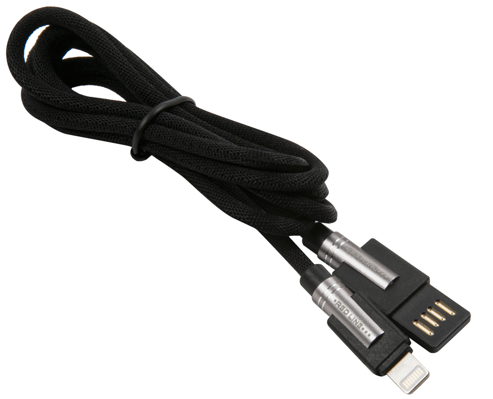 Дата-кабель RedLine Lightning 1.5А Black + жесткий футляр 0307-0532 Lightning 1.5А Black + жесткий футляр - фото 2