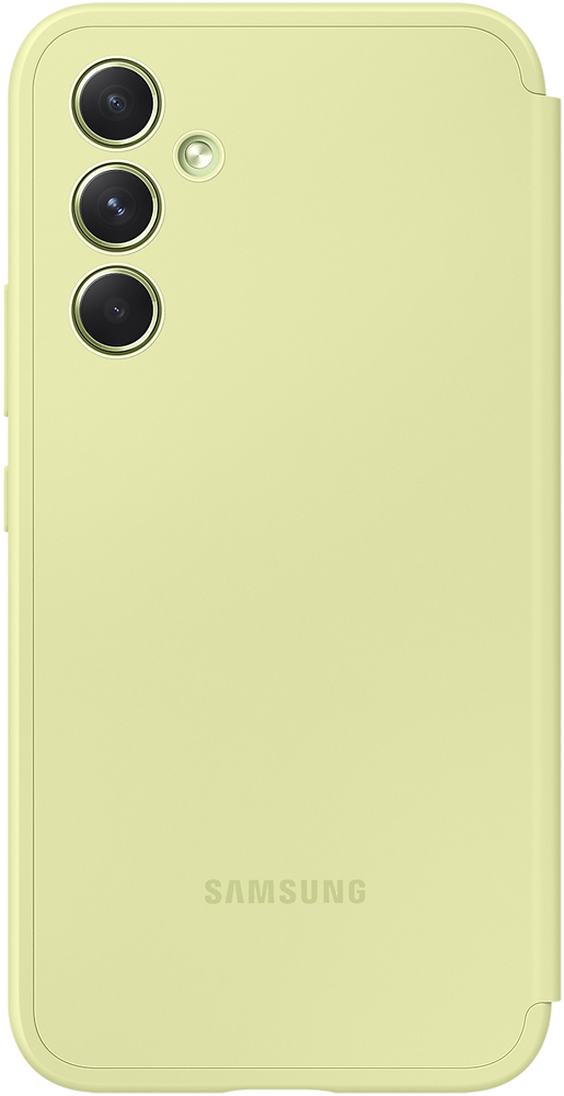 Чехол-книжка Samsung Galaxy A54 Smart View Wallet Case Лайм 0319-1021 EF-ZA546CGEGRU - фото 2