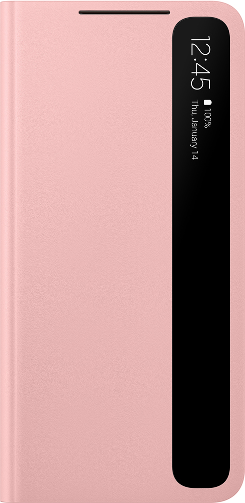 Чехол-книжка Samsung Galaxy S21 Smart Clear View Cover Pink (EF-ZG991CPEGRU) 0313-8860 Galaxy S21 Smart Clear View Cover Pink (EF-ZG991CPEGRU) - фото 1