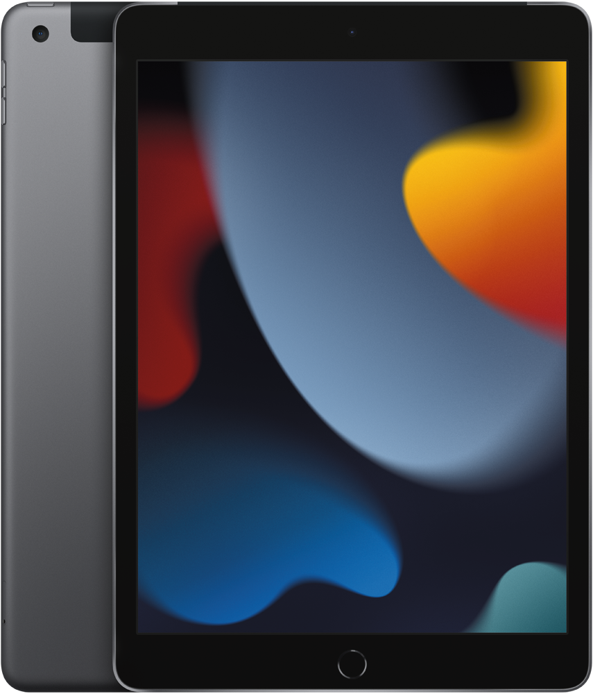 

Планшет Apple, iPad 2021 Wi-Fi Cell 10.2" 64Gb Серый космос (MK473)