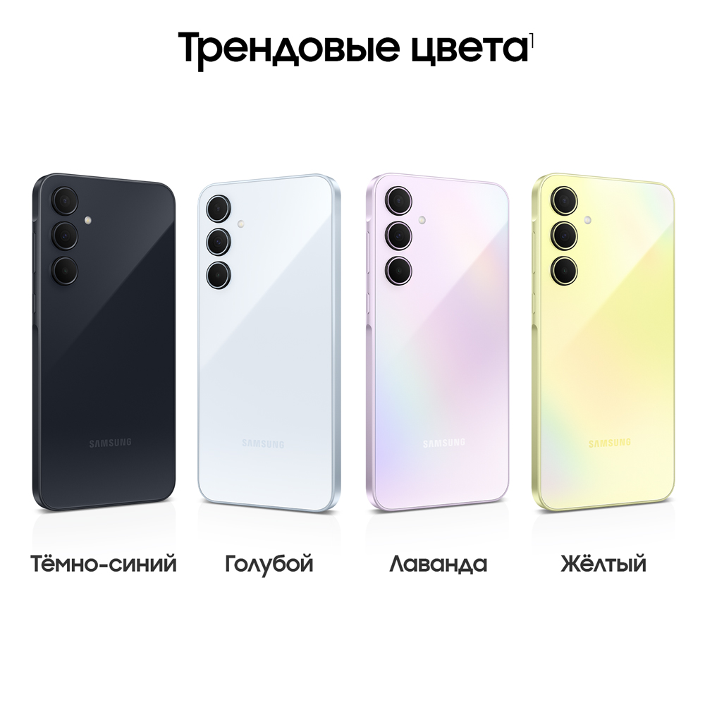 Смартфон Samsung Galaxy A35 8/256 Гб 5G Желтый 3100-1927 SM-A356EZYGCAU Galaxy A35 8/256 Гб 5G Желтый - фото 2