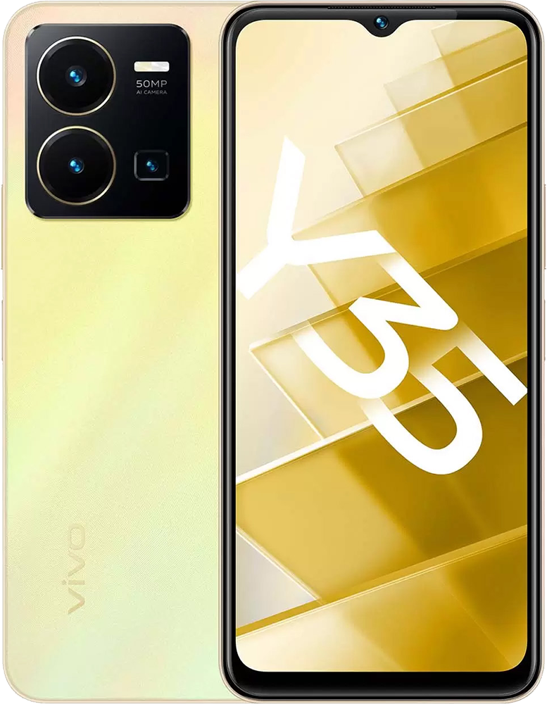 

Смартфон Vivo, Y35 4/64GB Золотой