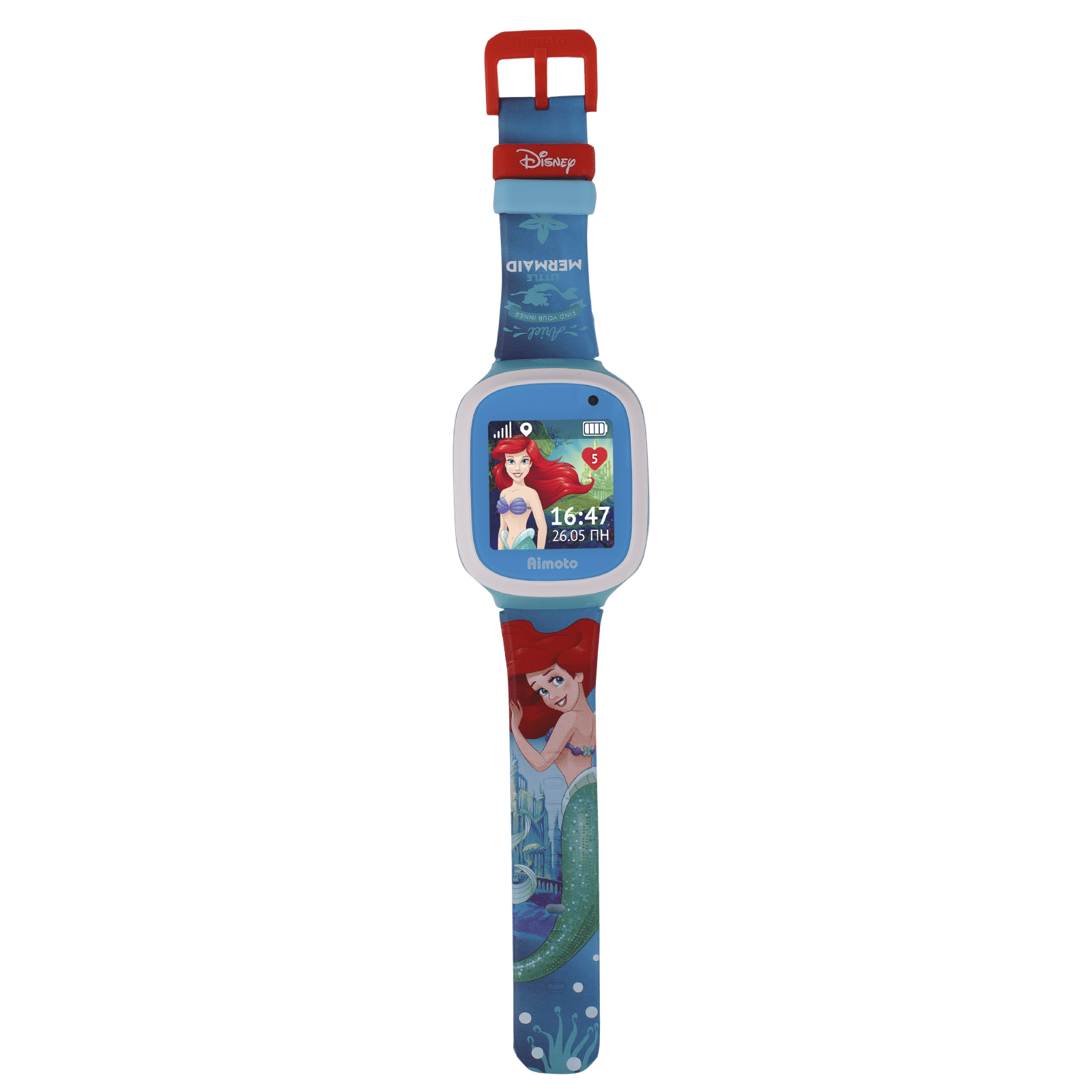 Детские часы Кнопка Жизни Aimoto Disney Русалочка lightblue 0200-1747 - фото 9