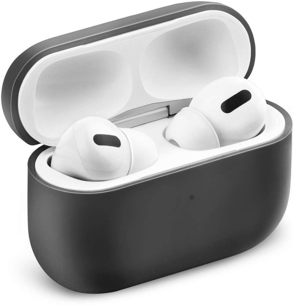 Чехол Akai EC-202SBK для AirPods Pro пластиковый Black