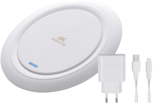 

Беспроводное мультизарядное устройство Rivacase, VA4914 + СЗУ QC 3.0 + кабель USB-microUSB White