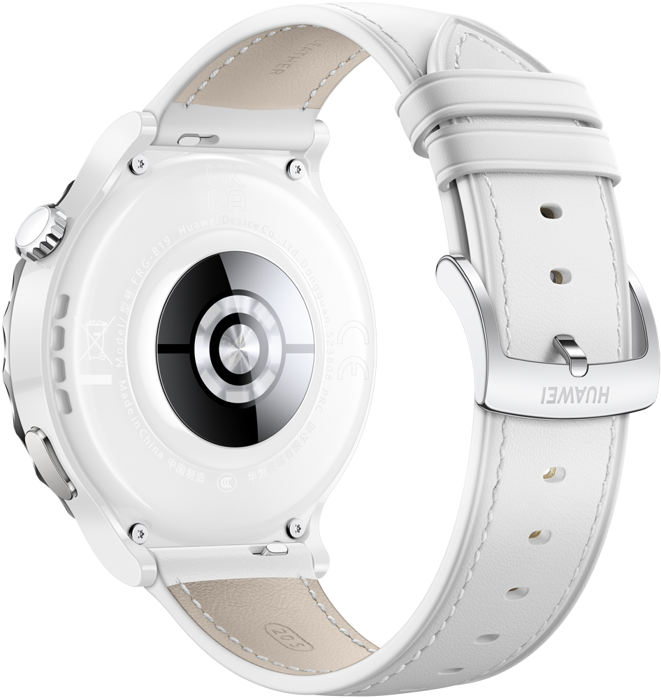 Часы HUAWEI Watch GT 3 Pro кожаный ремешок Белые (Frg-B19V) 0200-3136 Watch GT 3 Pro кожаный ремешок Белые (Frg-B19V) - фото 4