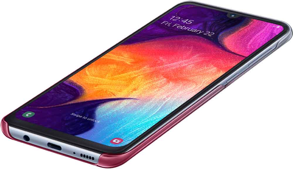 Клип-кейс Samsung Galaxy A50 EF-AA505C градиент Pink 0313-7732 EF-AA505CPEGRU - фото 5