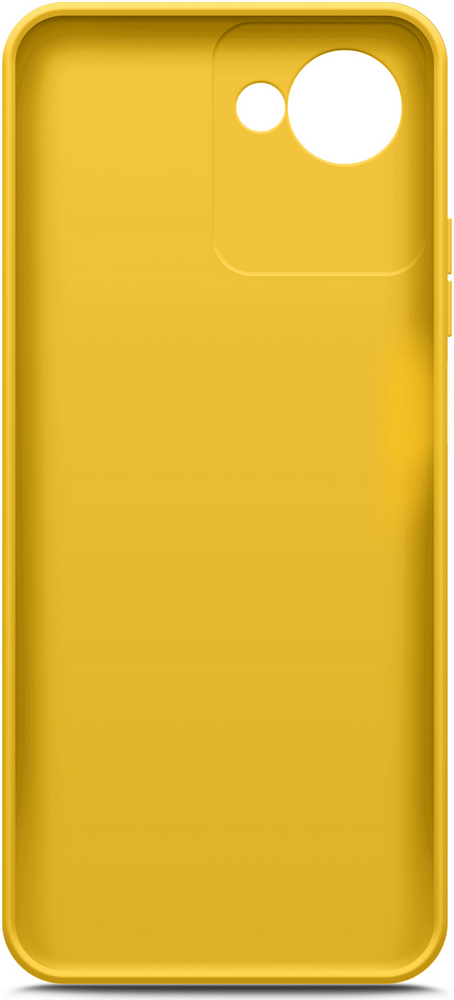 Чехол-накладка Borasco для Realme C30s TPU Желтый 0319-0853 - фото 2