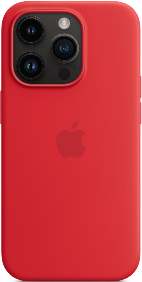 Чехол-накладка Apple iPhone 14 Pro Silicone Case with MagSafe Красный 0319-0739 - фото 4
