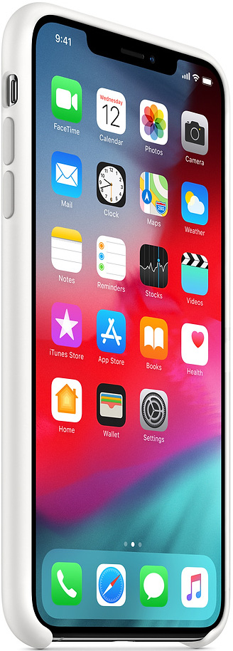 Клип-кейс Apple iPhone XS Max силиконовый MRWF2ZM/A White 0313-7330 MRWF2ZM/A iPhone XS Max силиконовый MRWF2ZM/A White - фото 3