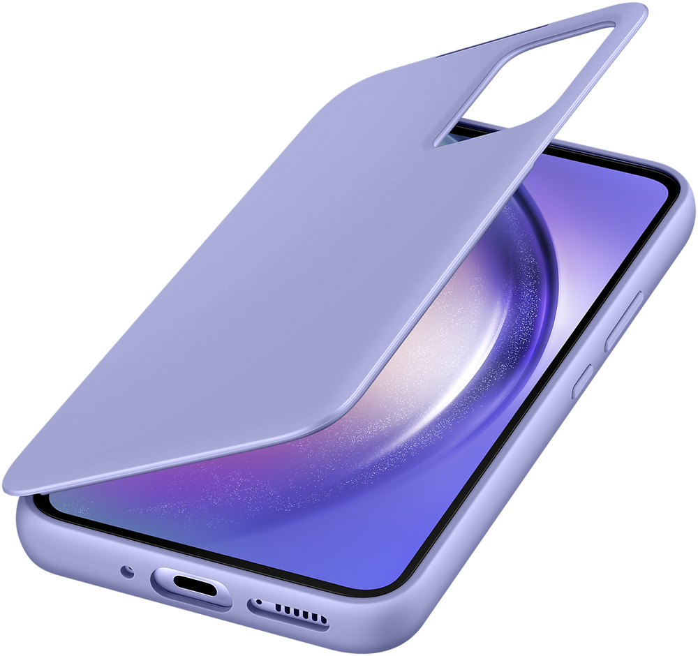 Чехол-книжка Samsung Galaxy A54 Smart View Wallet Case Сине-голубой 0319-1022 EF-ZA546CVEGRU - фото 4