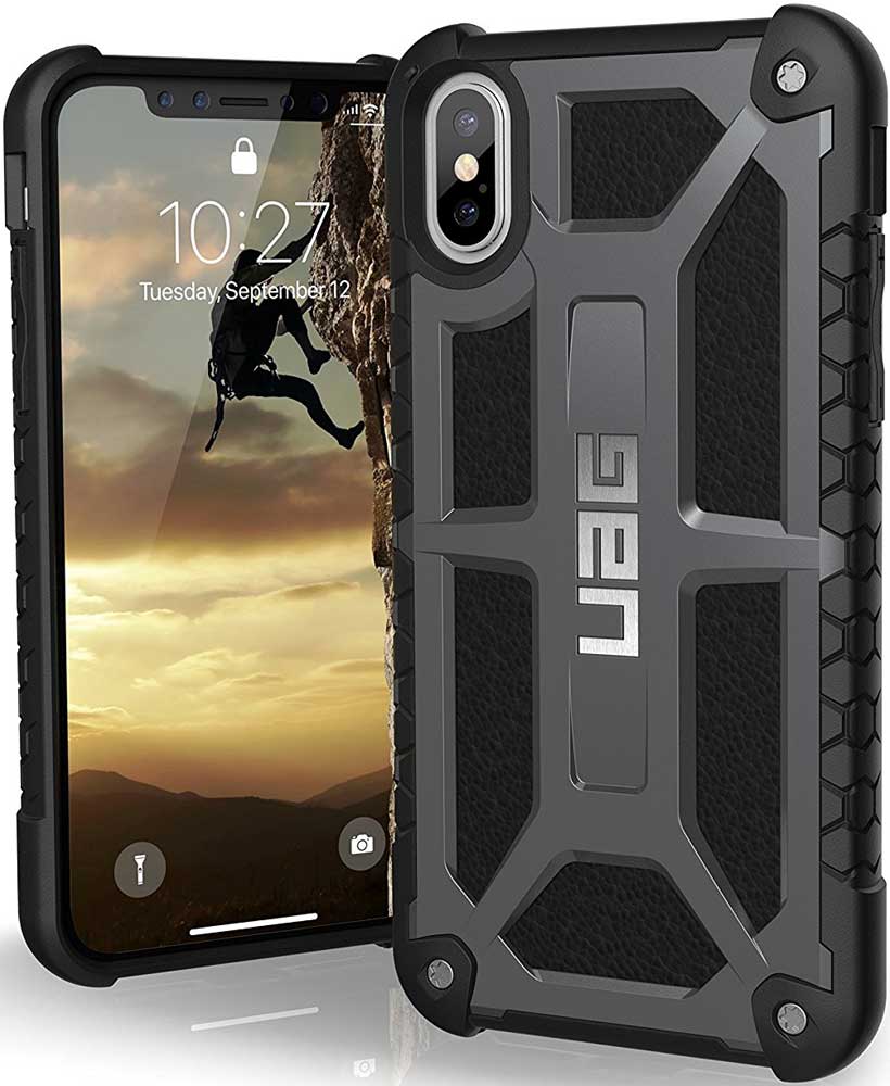 

Клип-кейс UAG Monarch iPhone X Graphite, Monarch iPhone X Graphite