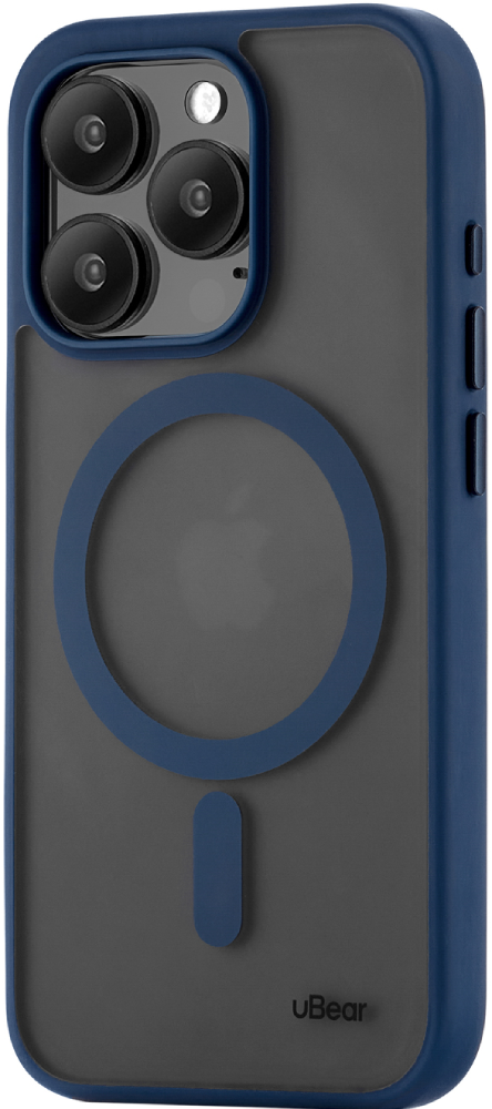 Чехол-накладка uBear чехол на iphone 13 pro magsafe с принтом kruche print grass противоударный с магнитом