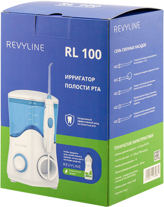 Ирригатор Revyline RL 100 стационарный White 7000-0682 - фото 8