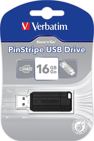 

USB Flash USB2.0 PinStripe 16Gb