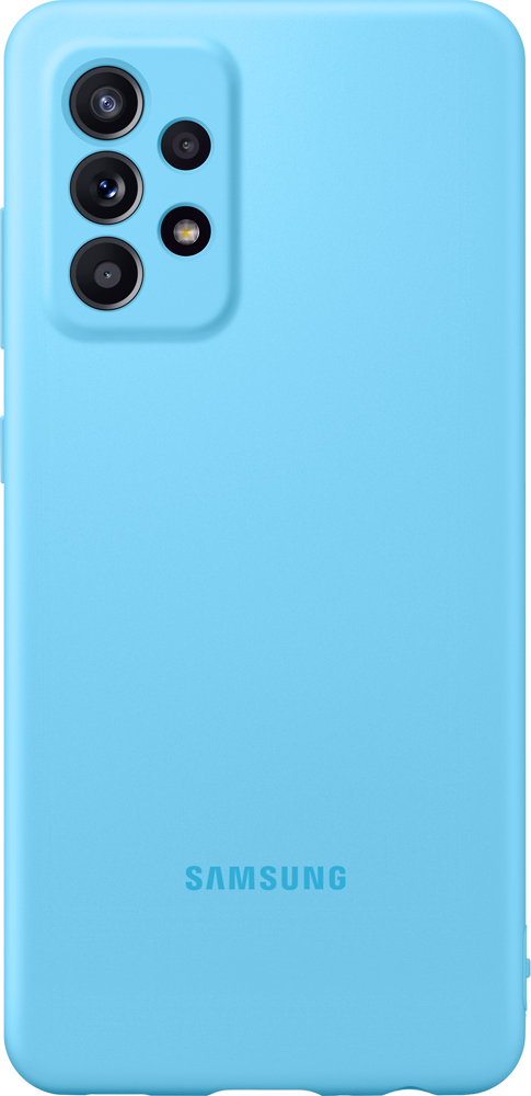 Клип-кейс Samsung Galaxy A52 Silicone Cover Blue (EF-PA525TLEGRU) 0313-8882 Galaxy A52 Silicone Cover Blue (EF-PA525TLEGRU) - фото 3