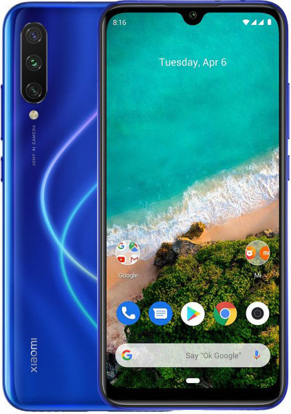 

Смартфон Xiaomi Mi A3 4/128Gb Blue, Mi A3 4/128Gb Blue