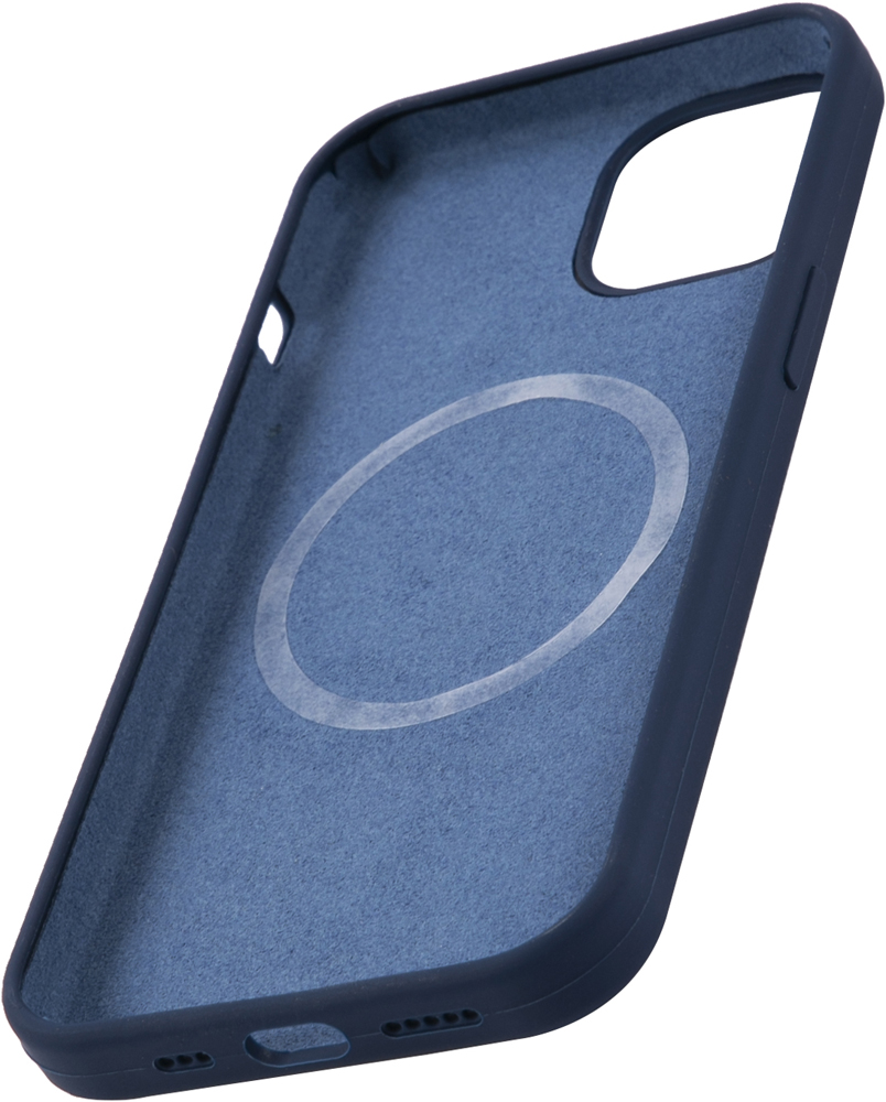 Клип-кейс UNBROKE iPhone 13 Liquid Silicone MagSafe Blue 0313-9241 - фото 3