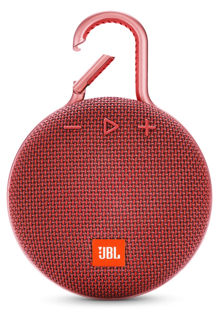Портативная акустическая система JBL Clip 3 Red 0400-1610 - фото 1