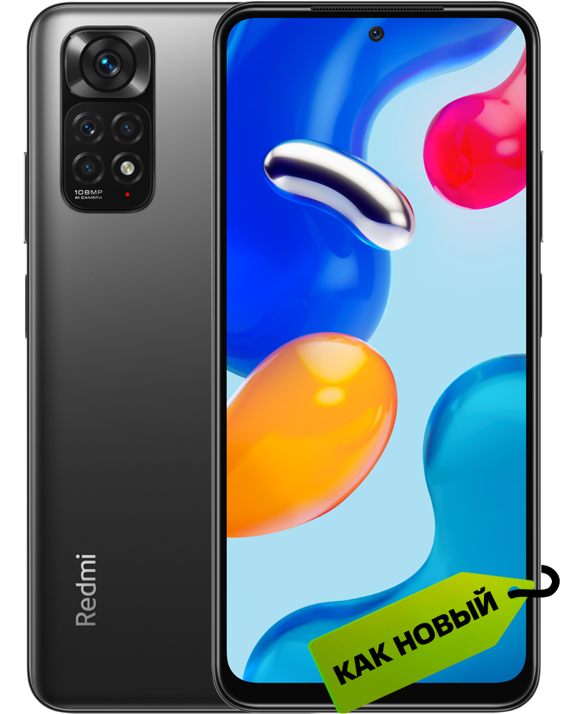 

Смартфон Xiaomi, Redmi Note 11S 6/64 Гб Серый "Как новый"