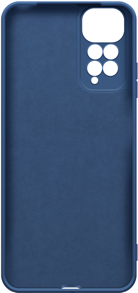Чехол-накладка Borasco Xiaomi Redmi Note 11 Microfiber Синий фото 2