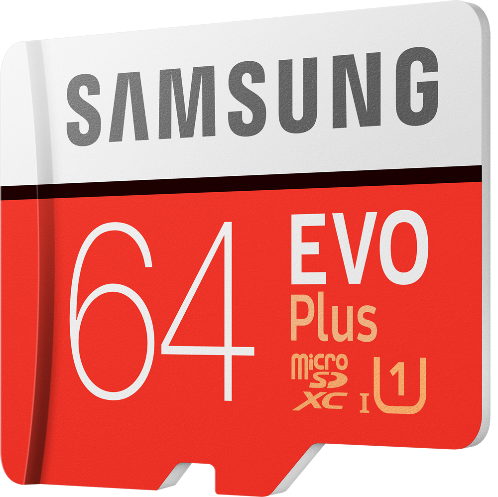 Карта памяти MicroSD Samsung EVO Plus 64Gb Class10 UHS-I Red/White (MB-MC64HA/RU) 0305-1430 MB-MC64HA/RU EVO Plus 64Gb Class10 UHS-I Red/White (MB-MC64HA/RU) - фото 2