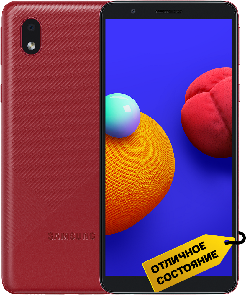 

Смартфон Samsung, Galaxy A01 Core 1/16Gb Красный «Отличное состояние»
