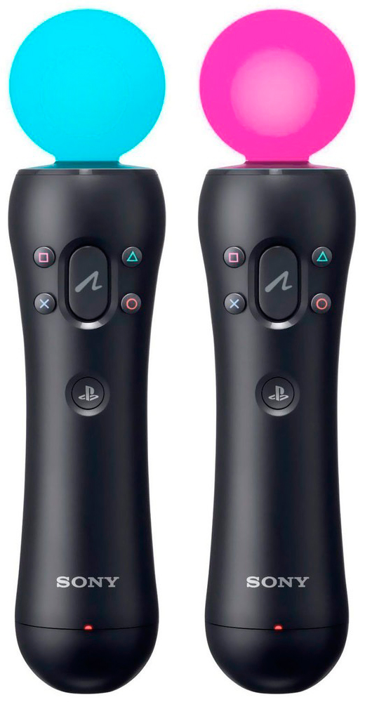 Набор Sony из 2 контроллеров движения PlayStation Move 0404-0120 PS4 - фото 1