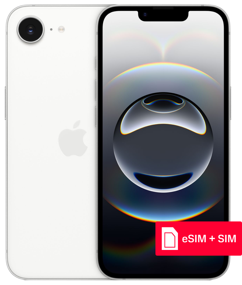 

Смартфон Apple, iPhone 16e 128 Гб eSIM + SIM Белый