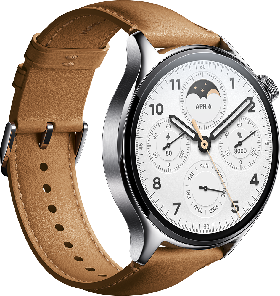 Часы Xiaomi Watch S1 Pro GL Серебряные 0200-3484 - фото 4