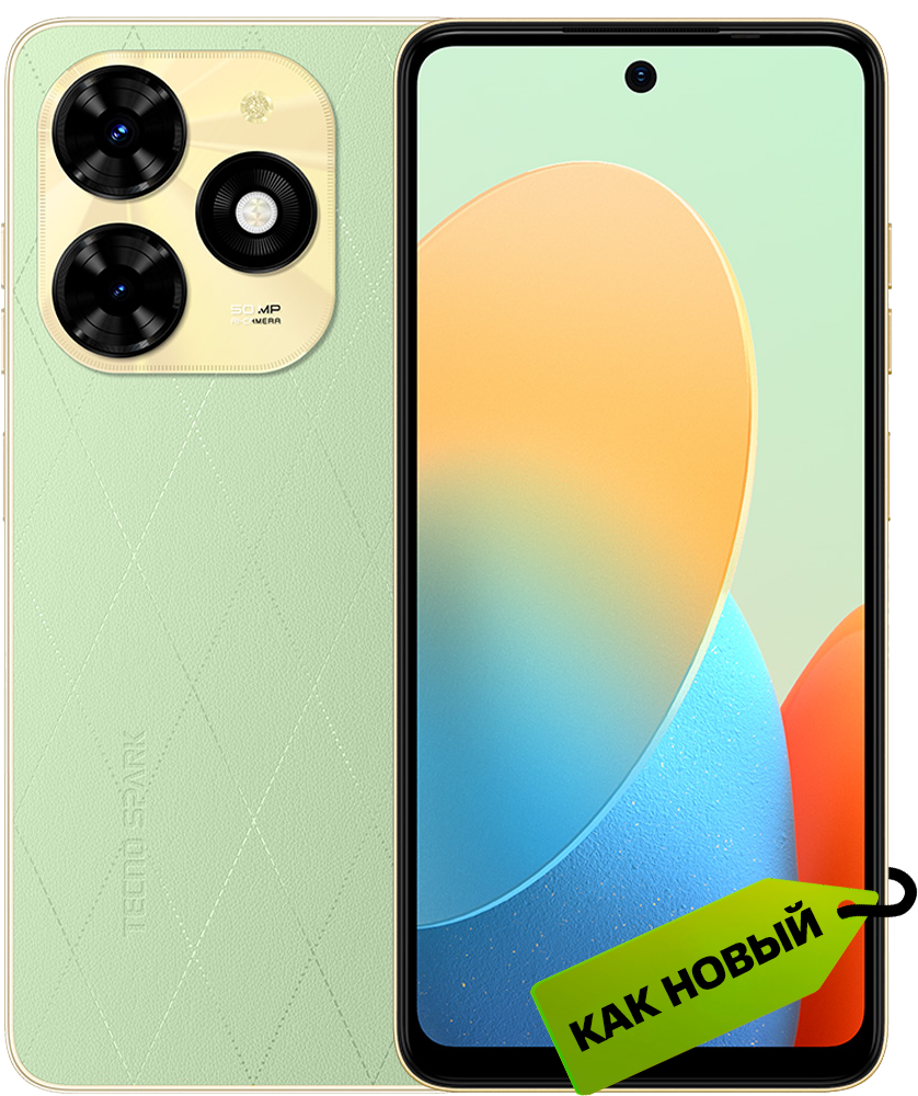 TECNO Spark 20C 8/128 Гб Зеленый "Как новый"
