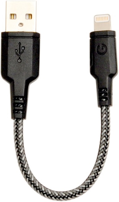 

Дата-кабель Energea, Nylotough Lightning-USB MFI 0,16м Black