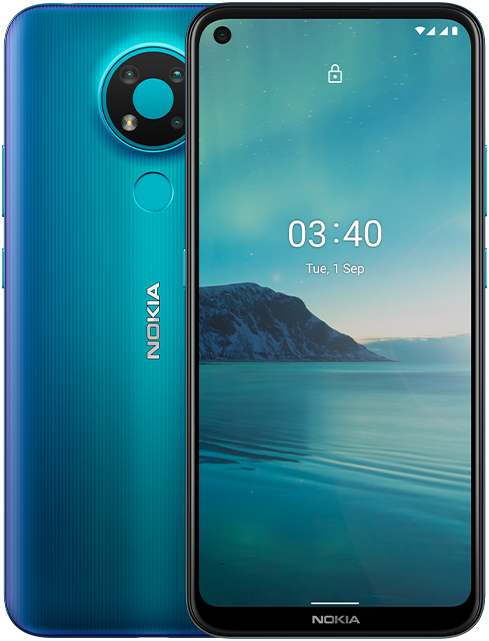 Смартфон Nokia 3.4 3/64Gb Blue 0101-7423 TA-1283 3.4 3/64Gb Blue - фото 1