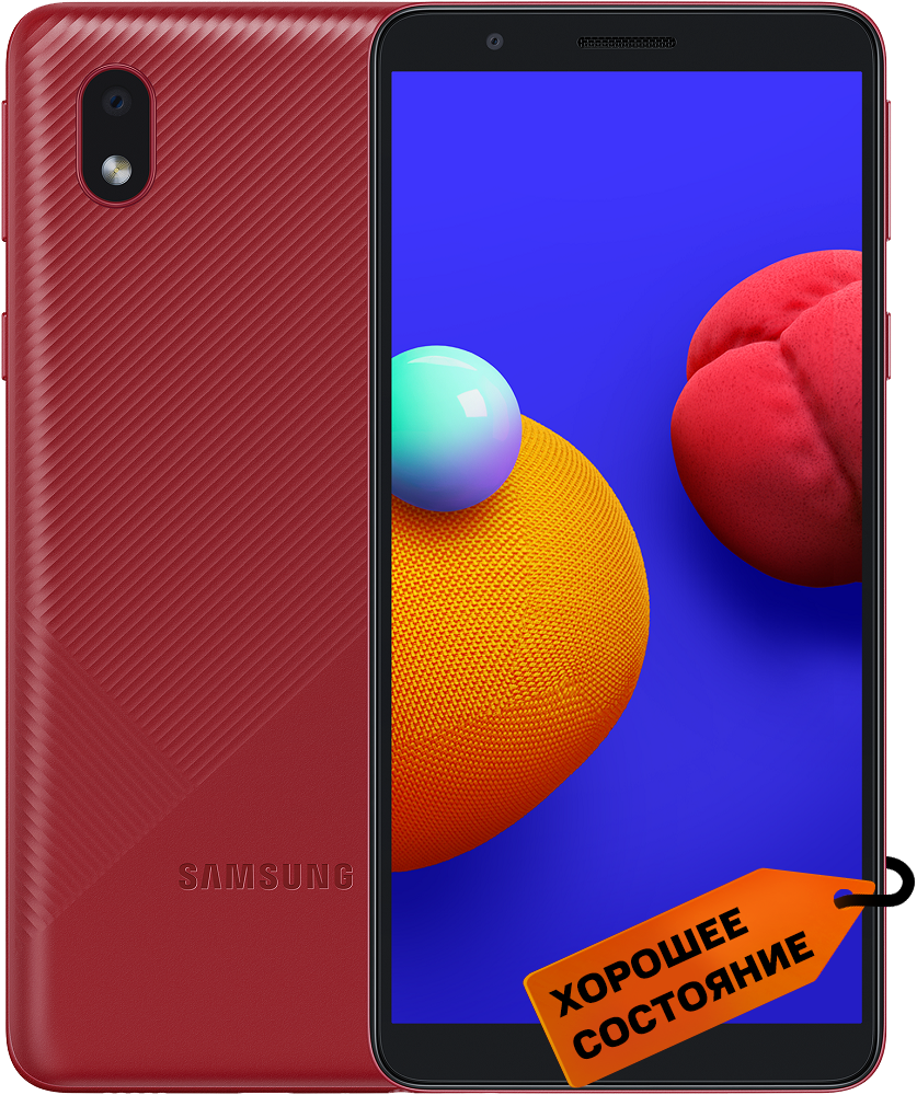 

Смартфон Samsung, Galaxy A01 Core 1/16GB Красный «Хорошее состояние»