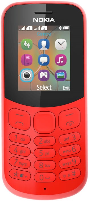 

Мобильный телефон Nokia, 130 2017 Dual sim Red