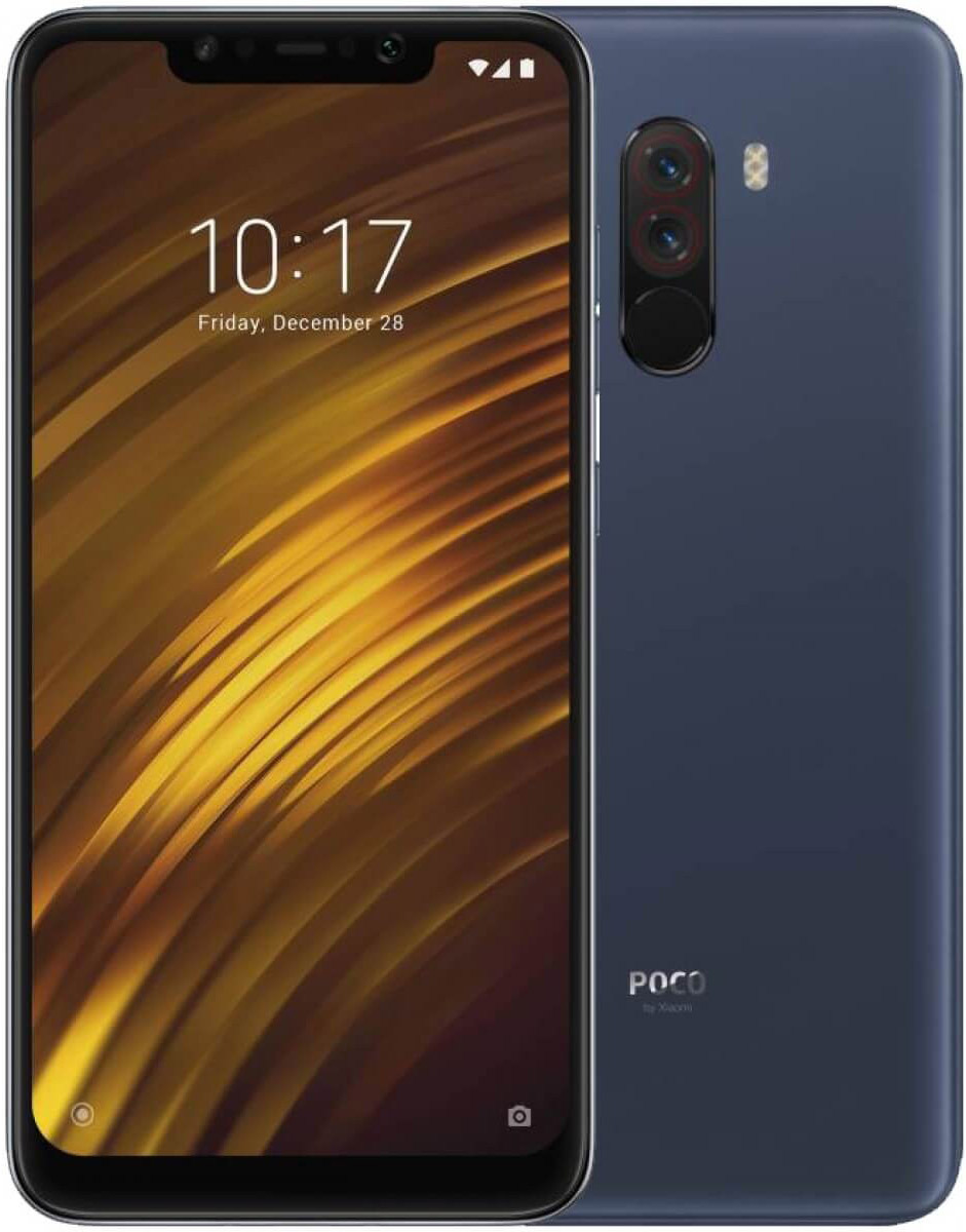 Смартфон Xiaomi Pocophone F1 64Gb Blue: купить по цене 23 990 рублей в  интернет магазине МТС