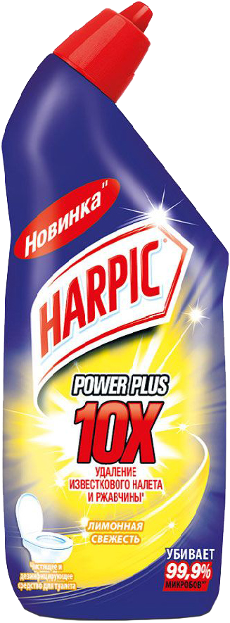Чистящее средство для унитаза Harpic Power Plus Лимонная свежесть 700мл 7000-3326 - фото 1