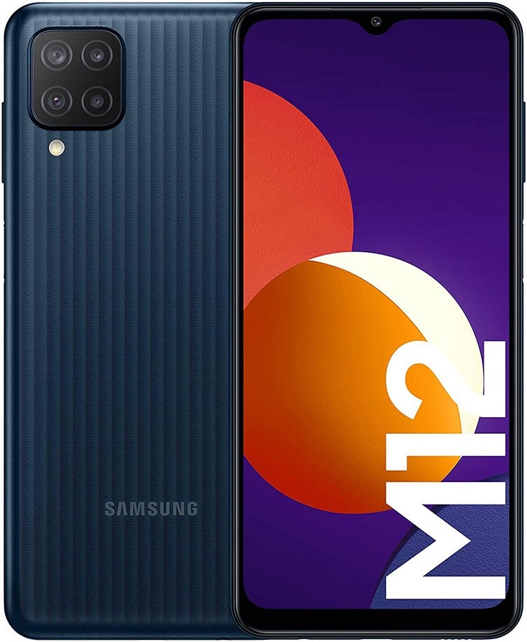 Смартфон Samsung M127 Galaxy M12 4/64Gb Black 0101-7623 SM-M127FZKVSER M127 Galaxy M12 4/64Gb Black - фото 1