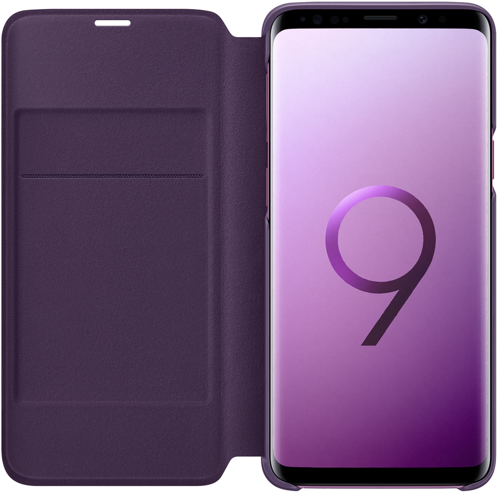 Чехол-книжка Samsung Galaxy S9 LED View Cover Orchid Grey: купить по цене 1  рубль в интернет магазине МТС