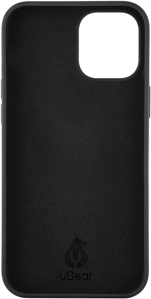 Клип-кейс uBear iPhone 12 Pro Max liquid силикон Black 0313-8724 - фото 5