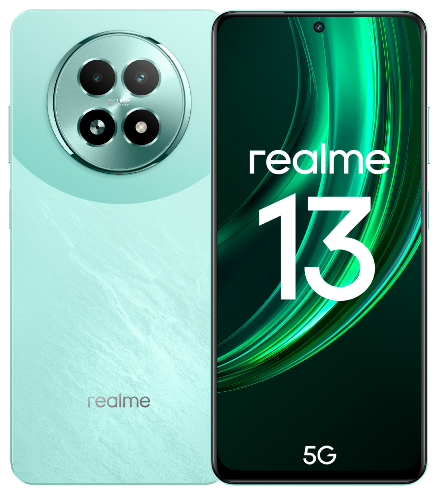 

Смартфон realme, 13 12/256 Гб 5G Зеленый