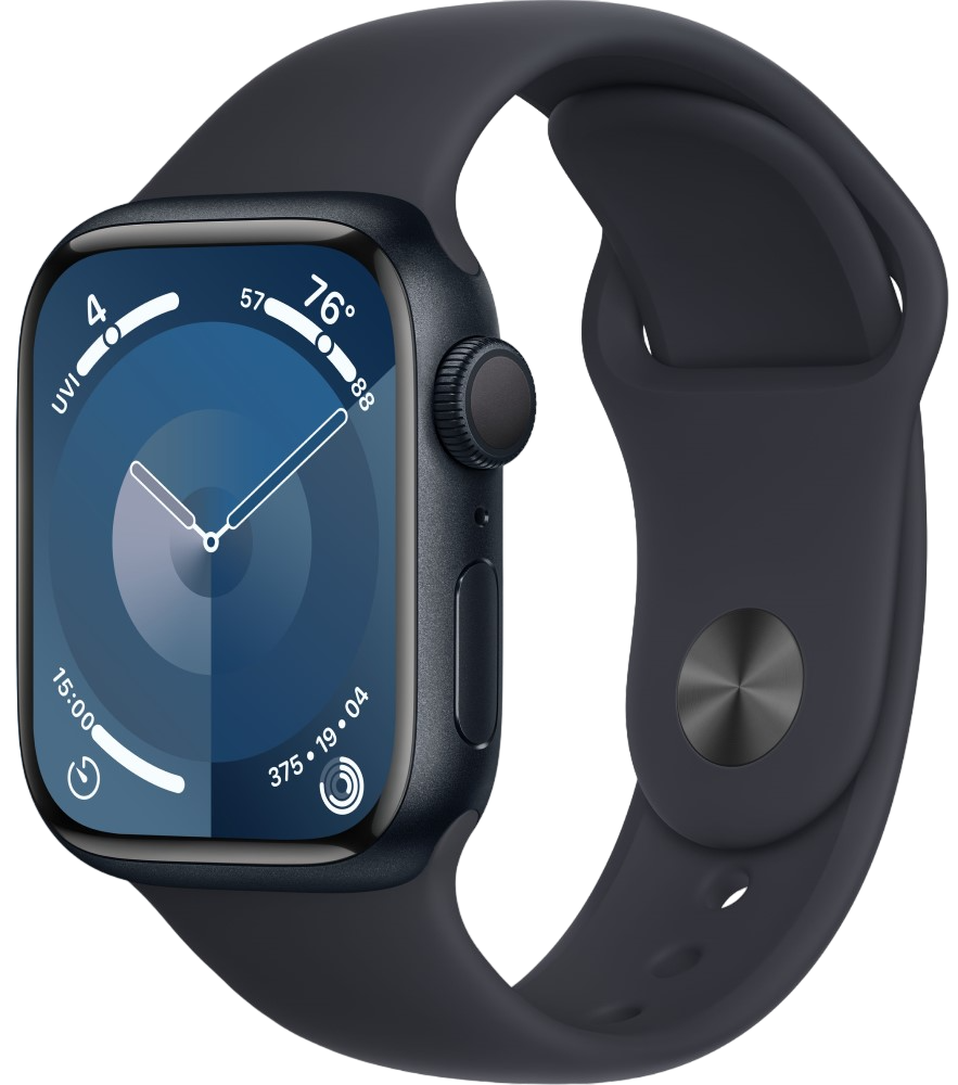Часы Apple Watch Series 9 GPS 45мм корпус из алюминия Темная ночь