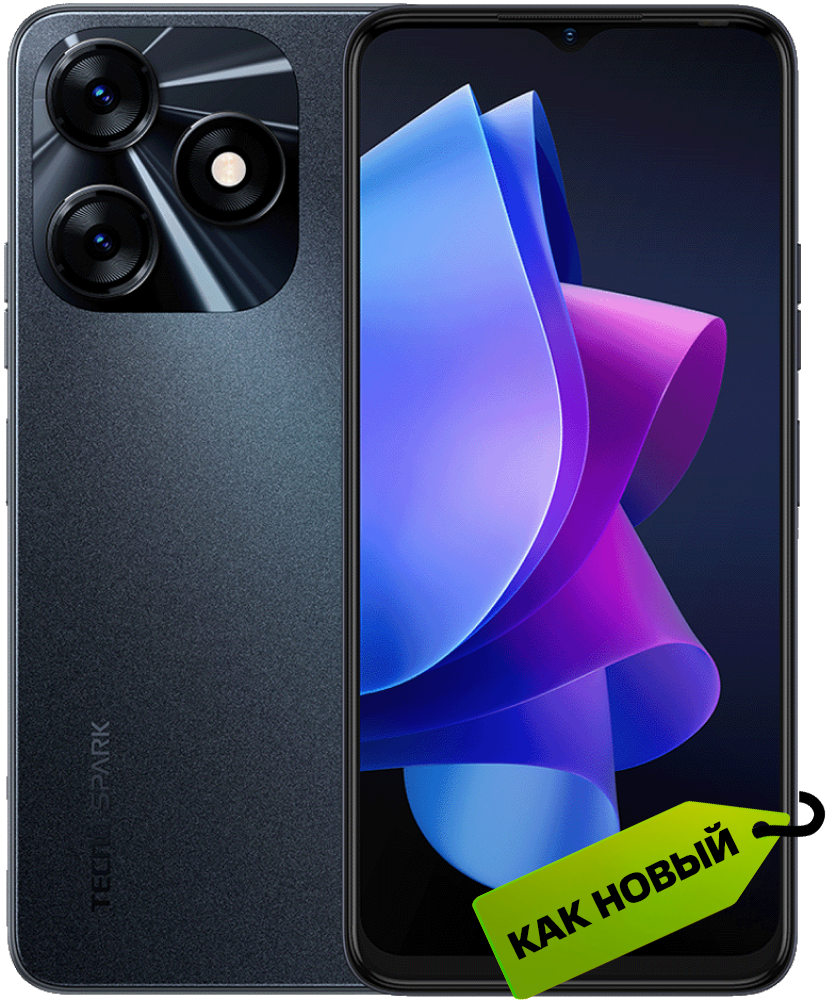 

Смартфон TECNO, Spark 10 8/128 Гб Черный «Как новый»