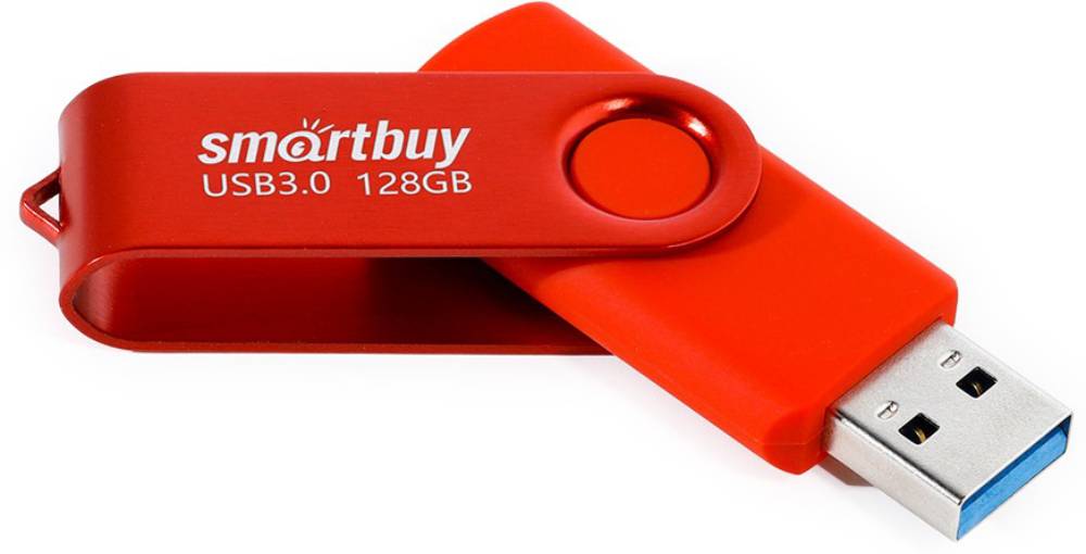 USB Flash Smartbuy 128 ГБ Twist Красный (SB128GB3TWR) 3100-3010 128 ГБ Twist Красный (SB128GB3TWR) - фото 2