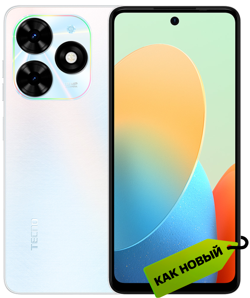 

Смартфон TECNO, Spark Go 2024 4/64 Гб Белый «Как новый»