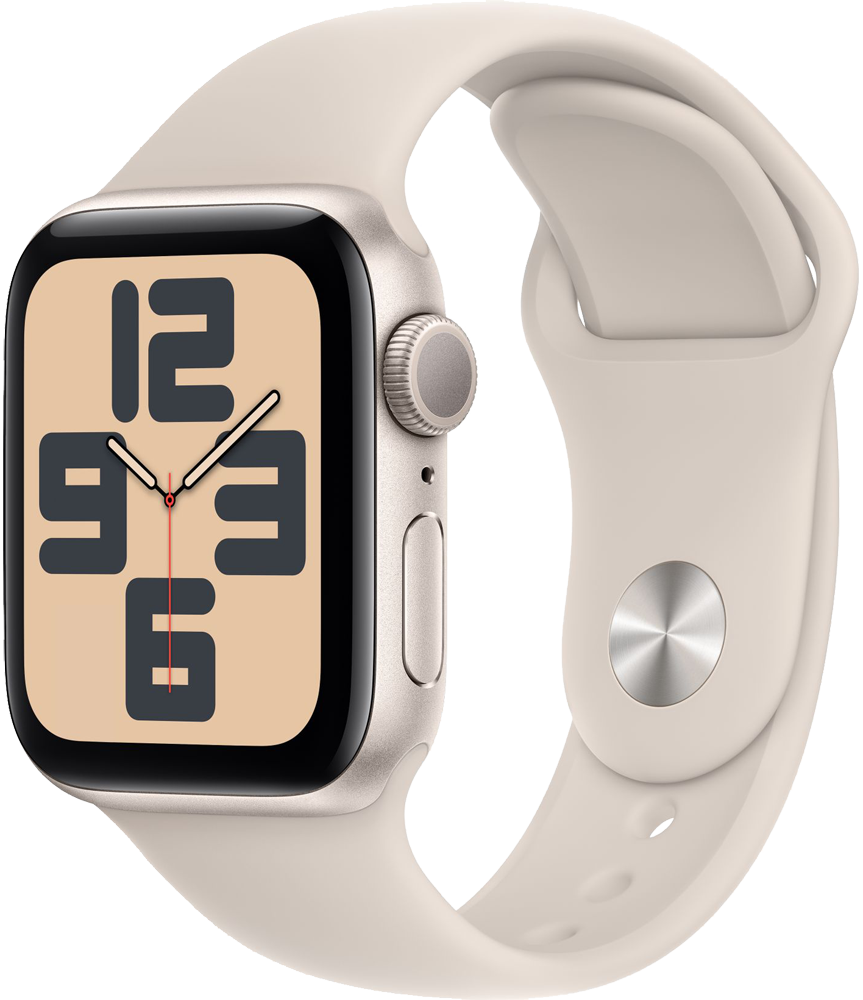 Часы Apple Watch SE 2022 GPS 40мм корпус из алюминия Сияющая звезда + ремешок Sport Band Сияющая звезда (new)