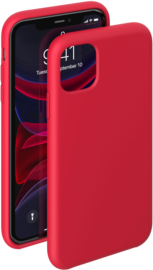 Клип-кейс Deppa Apple iPhone 11 Liquid Silicone Pro Red 0313-8911 - фото 2
