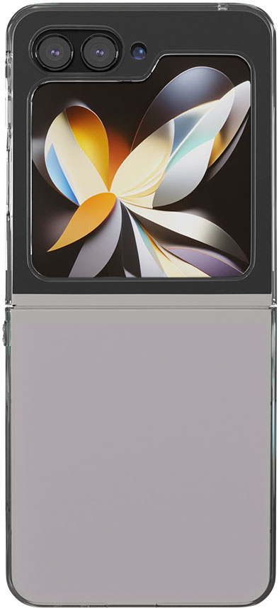 Чехол-накладка VLP Crystal Case для Samsung Galaxy Z Flip5 Прозрачный 0314-0024 - фото 2