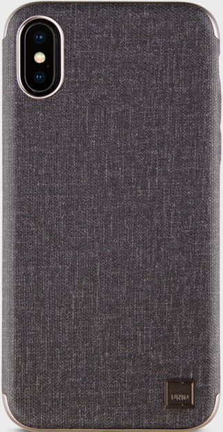 

Клип-кейс Uniq, Glacier Luxe Kanvas iPhone X Black