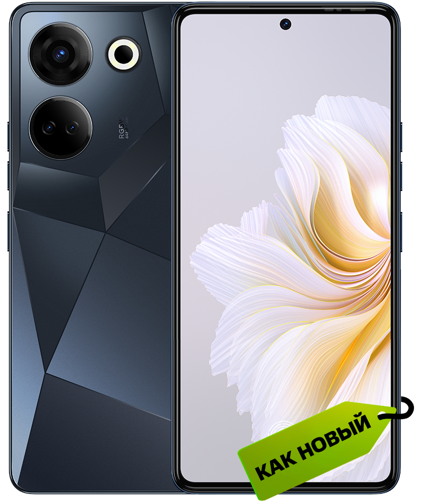 

Смартфон TECNO, CAMON 20 Pro 8/256 Гб Предрассветный черный "Как новый"